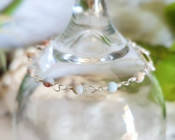 Alternate image for Aqua Terra Jasper Sterling Silver Bracelet