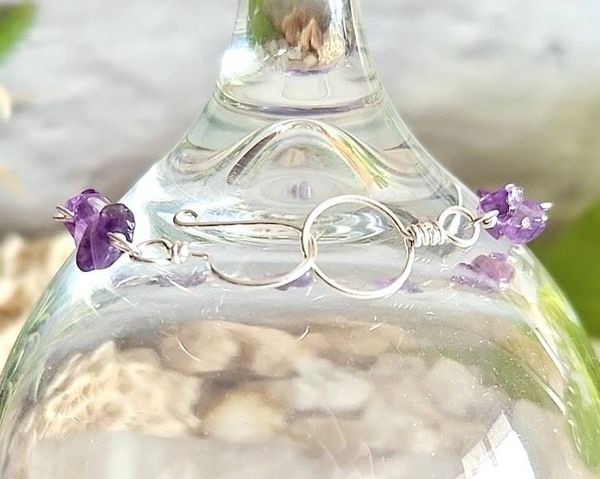 Alternate image for Amethyst Sterling Silver Bracelet