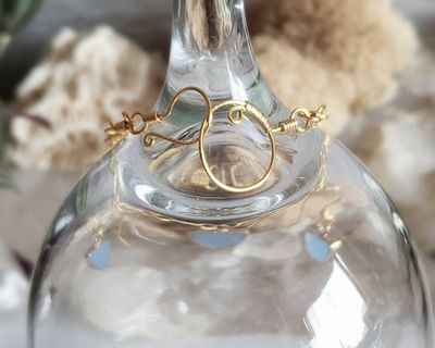 Alternate image for Blue Chalcedony Gold-Colored Sterling Silver Jewelry Set