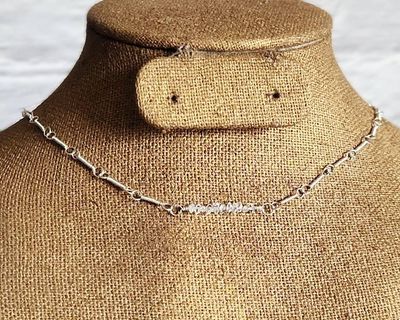 Alternate image for Herkimer Diamond Sterling Silver Choker Necklace
