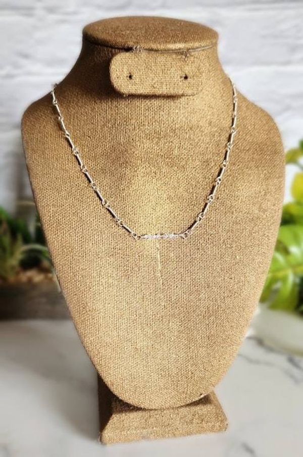 Alternate image for Herkimer Diamond Sterling Silver Choker Necklace
