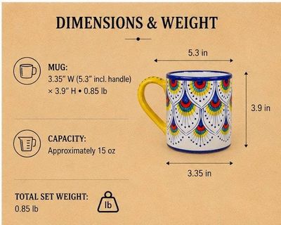 Alternate image for Intreccio Hand-Painted Italian Coffee & Tea Mug