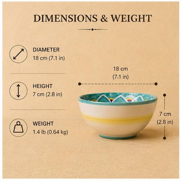 Alternate image for Intreccio Teal Deep Pasta & Soup Bowl | Hand-Painted Italian Pasta Bowl from Deruta