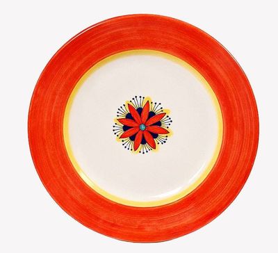 Alternate image for Intreccio Red 4-Piece Place Setting | Hand-Painted Italian Dinnerware from Deruta