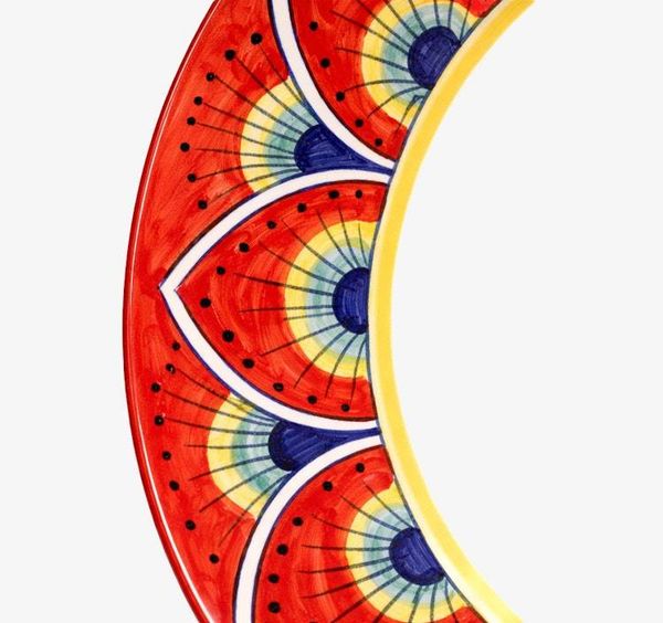 Alternate image for Intreccio Red 4-Piece Place Setting | Hand-Painted Italian Dinnerware from Deruta