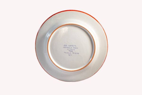 Alternate image for Intreccio Red Charger Plate | Hand-Painted Italian Charger Plate from Deruta