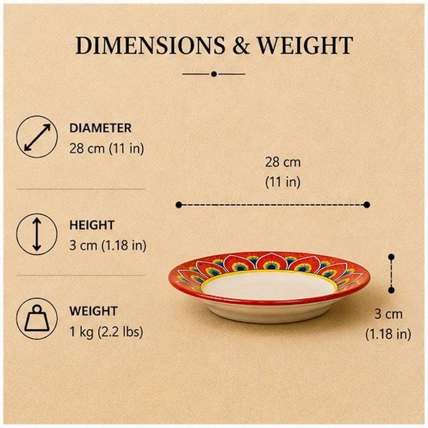 Alternate image for Intreccio Red Rimmed Soup & Pasta Bowl | Hand-Painted Italian Soup Bowl from Deruta
