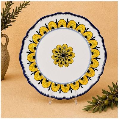 Alternate image for Stratificata Hand-Painted Italian Round Serving Platter