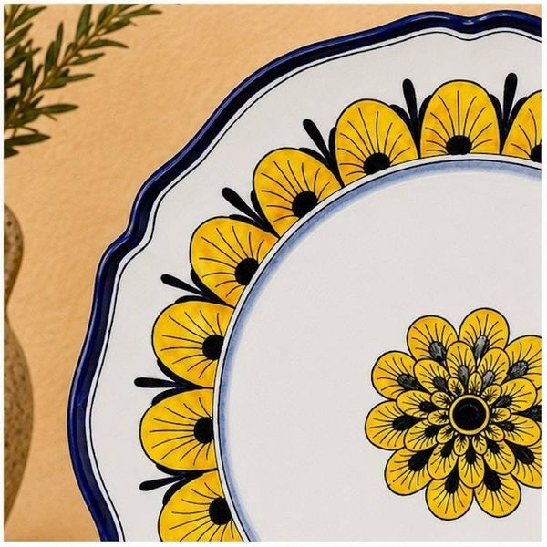 Alternate image for Stratificata Hand-Painted Italian Round Serving Platter