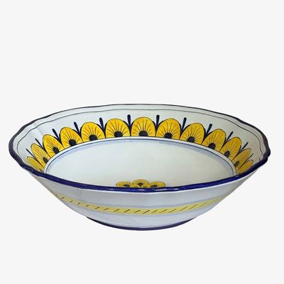 Alternate image for Stratificata Large Serving Bowl | Hand-Painted Italian Serving Bowl from Deruta