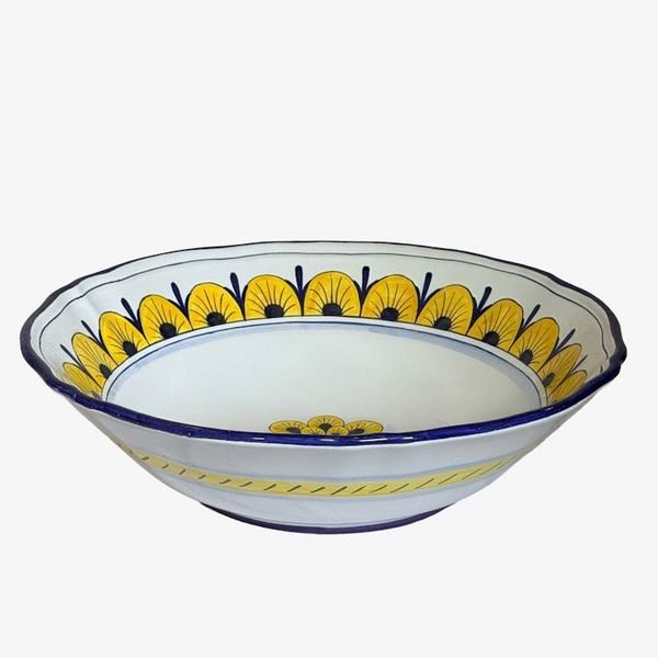 Alternate image for Stratificata Large Serving Bowl | Hand-Painted Italian Serving Bowl from Deruta