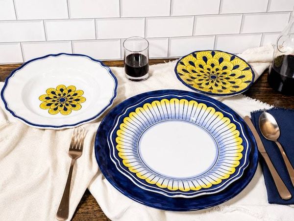 Alternate image for Stratificata 4-Piece Hand-Painted Italian Place Setting