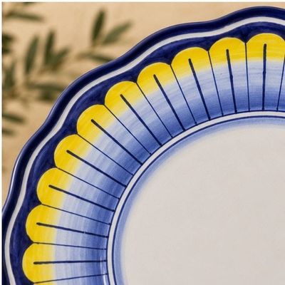 Alternate image for Stratificata Dinner Plate | Hand-Painted Italian Dinner Plate from Deruta