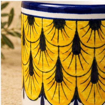 Alternate image for Stratificata Coffee & Tea Mug | Hand-Painted Italian Mug from Deruta