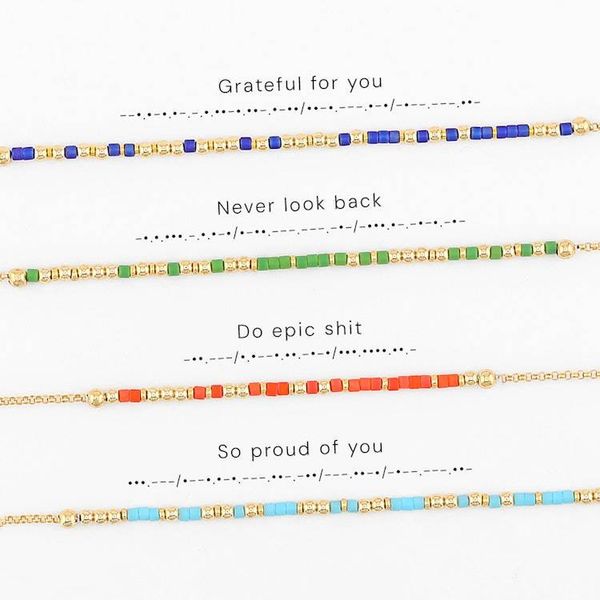 Alternate image for Custom Morse Code Bracelet, Until We Meet Again | Memorial Gift Ideas | Hidden Message Jewelry