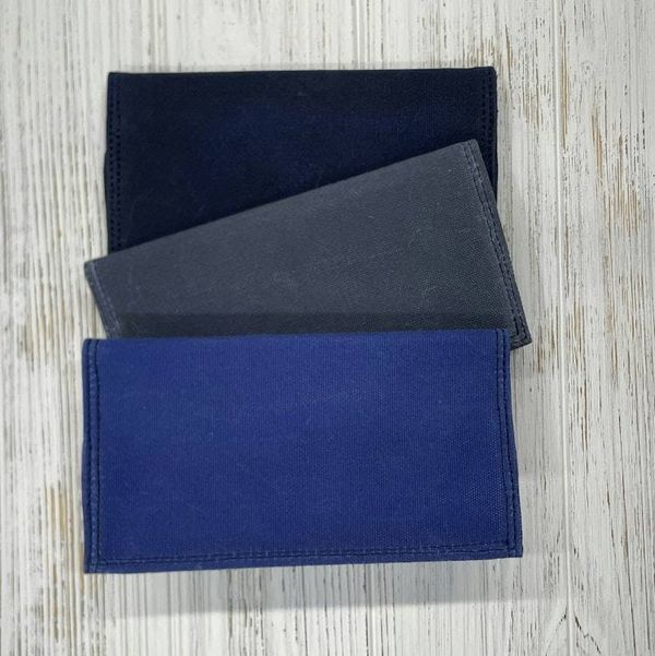 Alternate image for Waxed Canvas Checkbook Cover