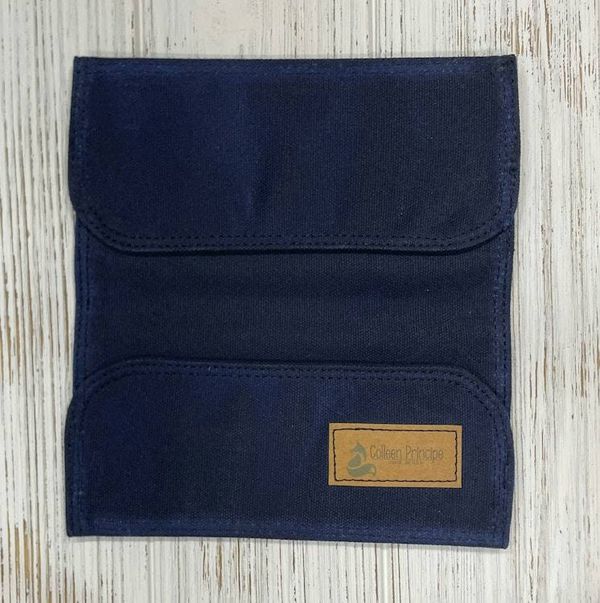 Alternate image for Waxed Canvas Checkbook Cover