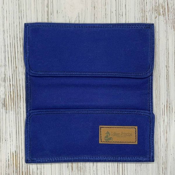 Alternate image for Waxed Canvas Checkbook Cover