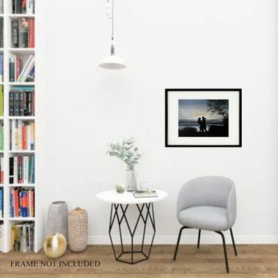 Alternate image for Lovers - Original Abstract Acrylic Painting on Watercolor Paper - 14 x 11 - Expressive Layered Texture - Unframed - Free Shipping