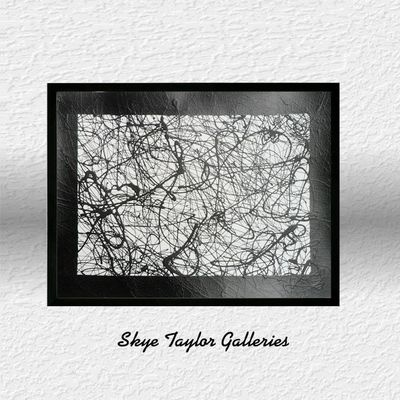 Primary image for Confusion - Original Abstract Expressionist Acrylic Painting on Watercolor Paper - 12 x 9 - Drip and Splatter Technique - Unframed - Free Shipping