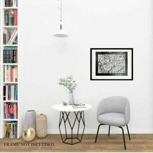 Alternate image for Confusion - Original Abstract Expressionist Acrylic Painting on Watercolor Paper - 12 x 9 - Drip and Splatter Technique - Unframed - Free Shipping