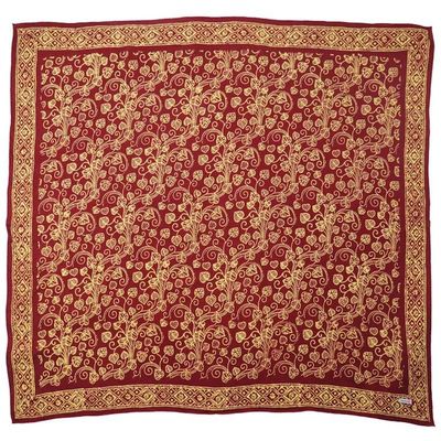 Alternate image for Large 39 Hand Dyed Batik Bandana, 100% Soft Cotton, Charmed Canopy