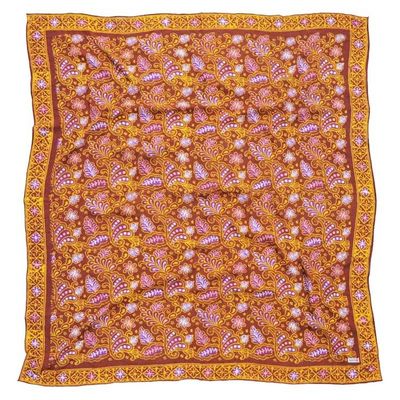 Alternate image for Large 39 Hand Dyed Batik Bandana, 100% Soft Cotton, Dusky fern
