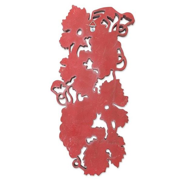Alternate image for Artisan Made Grape Vine Suar Wood Relief Panel from Bali Garden of Viticulture