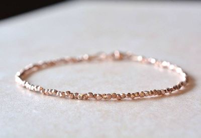 Alternate image for Karen Hill Tribe Rose Gold Vermeil Beaded Bracelet