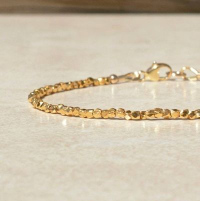 Primary image for Karen Hill Tribe Gold Vermeil Beaded Bracelet