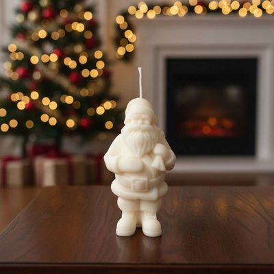 Alternate image for Santa Candles for Festive Decor and Holiday Spirit