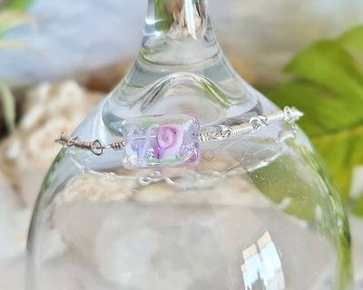 Alternate image for Sterling Silver Rose Bracelet
