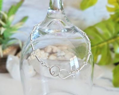 Alternate image for Sterling Silver Rose Bracelet