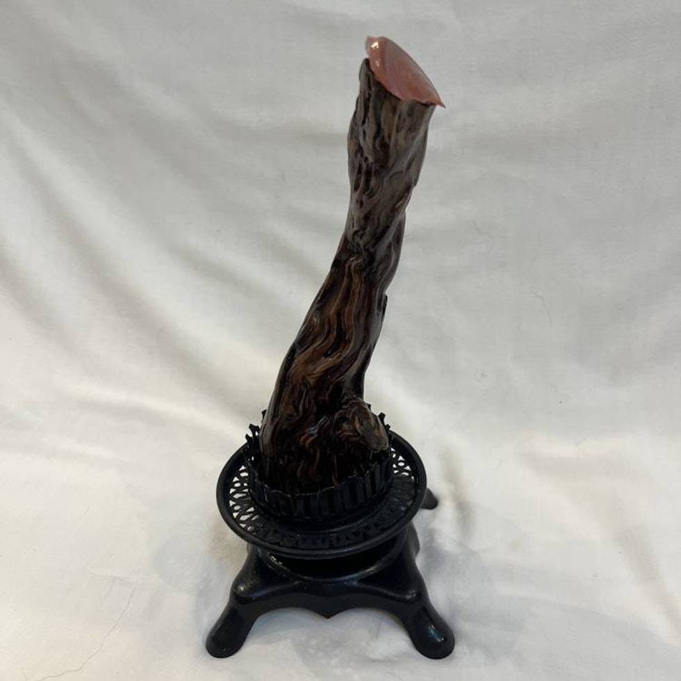 'Spirit Candle' Hand-Shaped Nature Art From a Vintage Tree Root