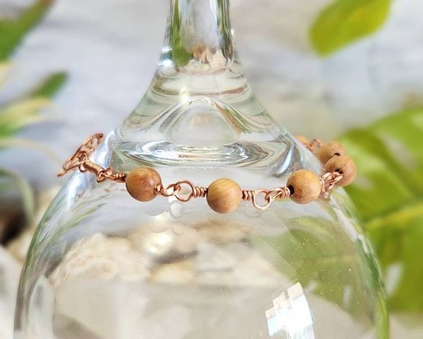 Alternate image for Copper Sandalwood Bracelet