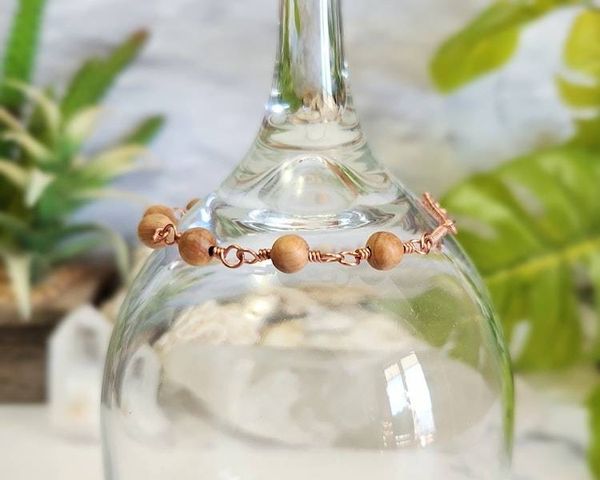 Alternate image for Copper Sandalwood Bracelet
