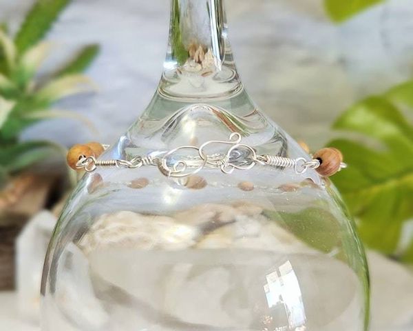 Alternate image for Sterling Silver Sandalwood Bracelet