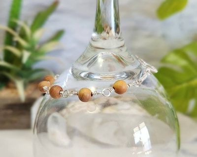 Alternate image for Sterling Silver Sandalwood Bracelet