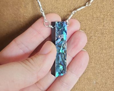 Alternate image for Abalone Sterling Silver Necklace