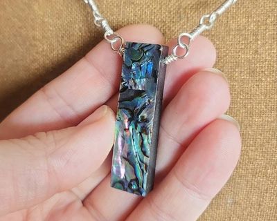Alternate image for Abalone Sterling Silver Necklace