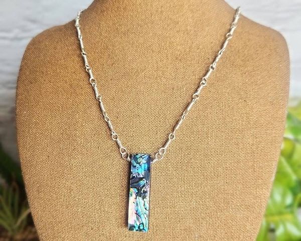 Alternate image for Abalone Sterling Silver Necklace