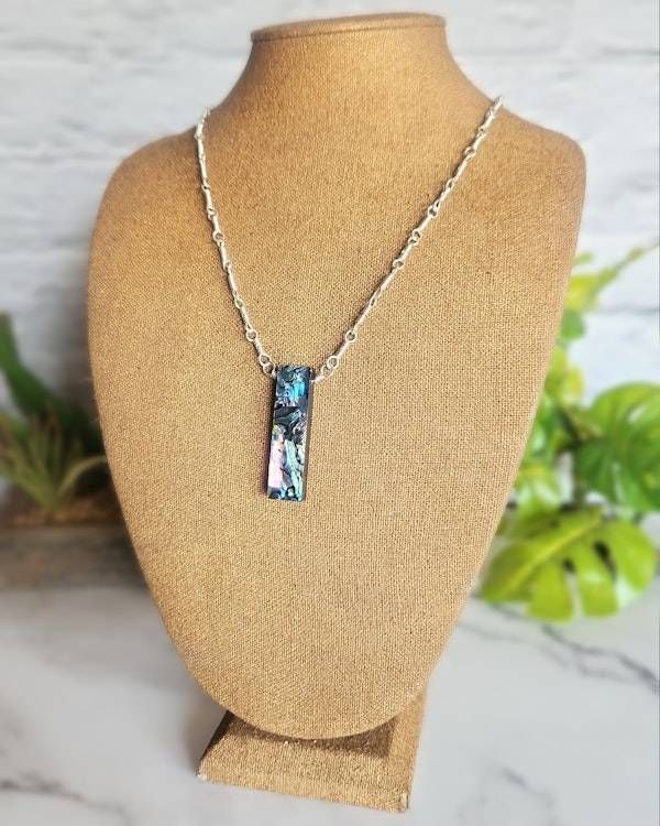 Alternate image for Abalone Sterling Silver Necklace
