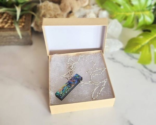 Alternate image for Abalone Sterling Silver Necklace