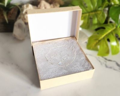 Alternate image for Vintage Crystal Sterling Silver Jewelry Set