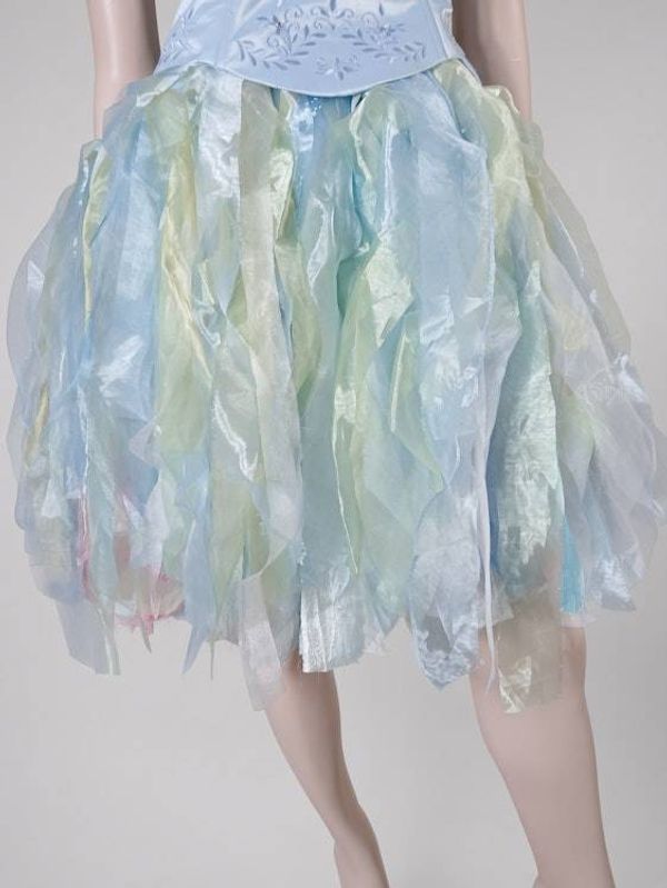Alternate image for Enchanted water nymph cocktail or prom dress with ethereal shimmering skirt