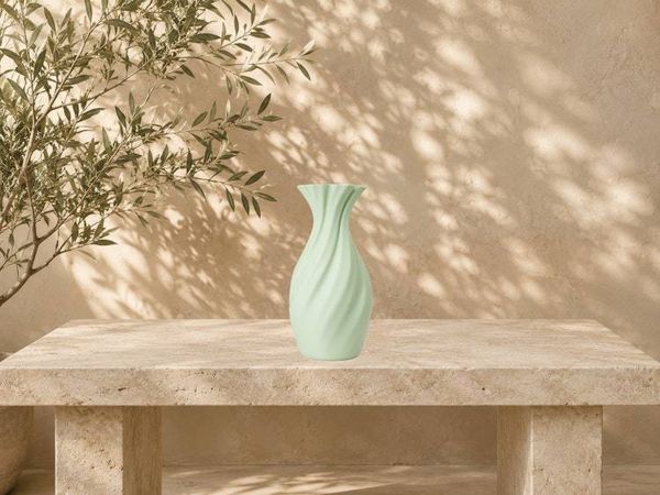 Alternate image for Classic Spiral Vase | Modern Flower Vase in 60+ Colors | Minimalist Shelf Decor | Gift for Her