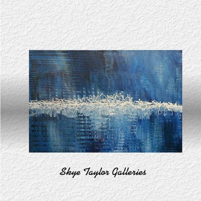Primary image for Out of the Blue 2 - Original Abstract Acrylic Painting (36 x 24 x 3/4)
