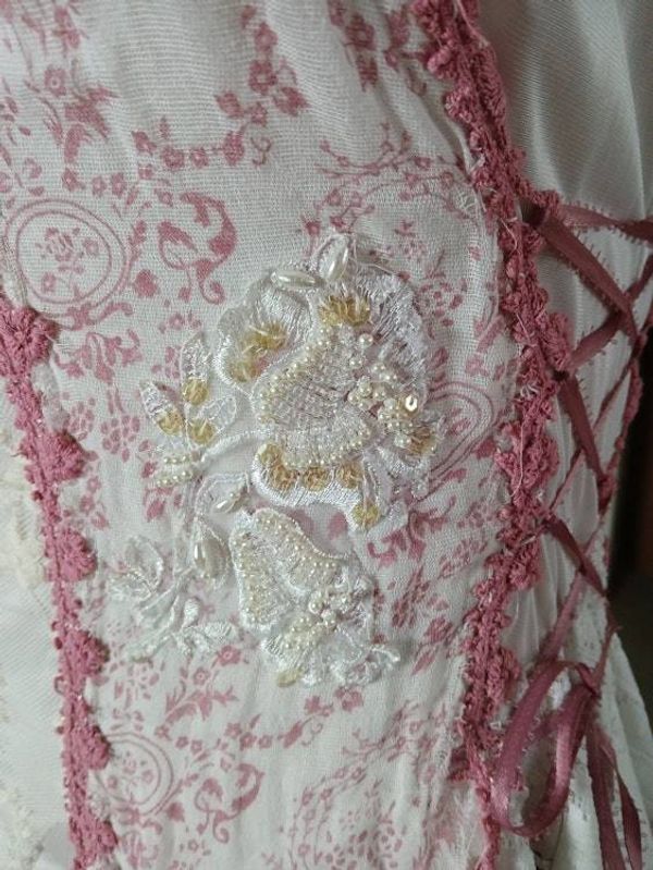 Alternate image for Romantic lace asymmetrical hemline maxi dress with spaghetti straps