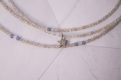 Alternate image for Gray Moonstone Celestial Whisper Trio Layering Necklaces