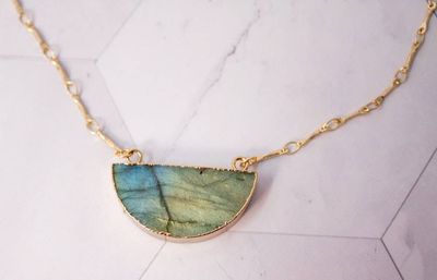 Alternate image for Labradorite Eclipse Necklace